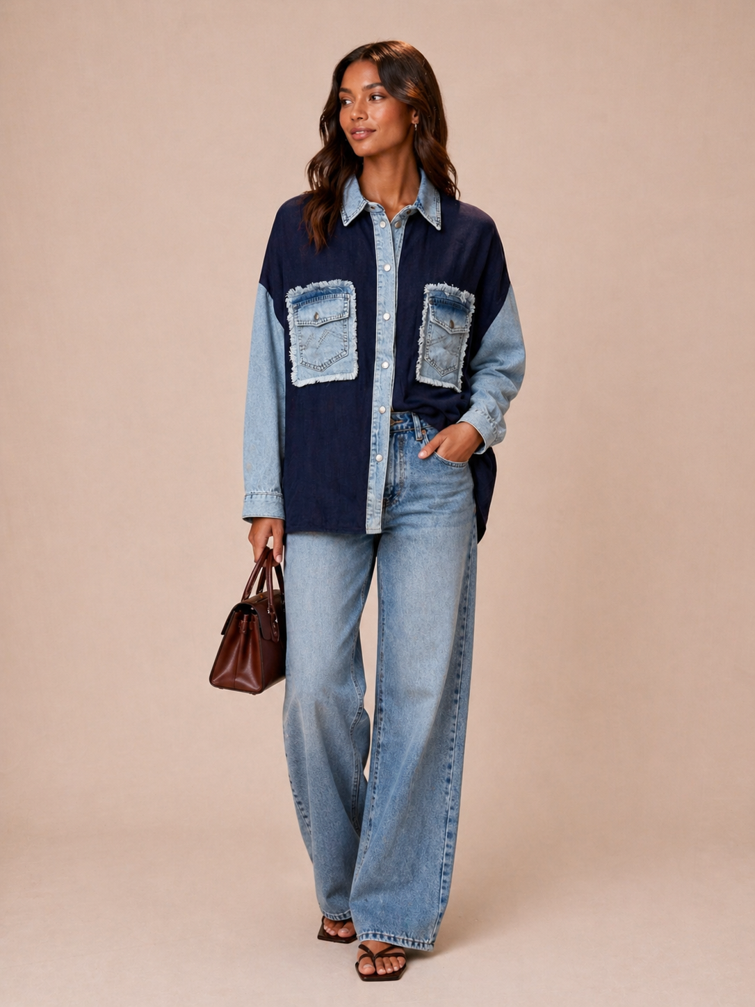 Denim Fusion Shirt