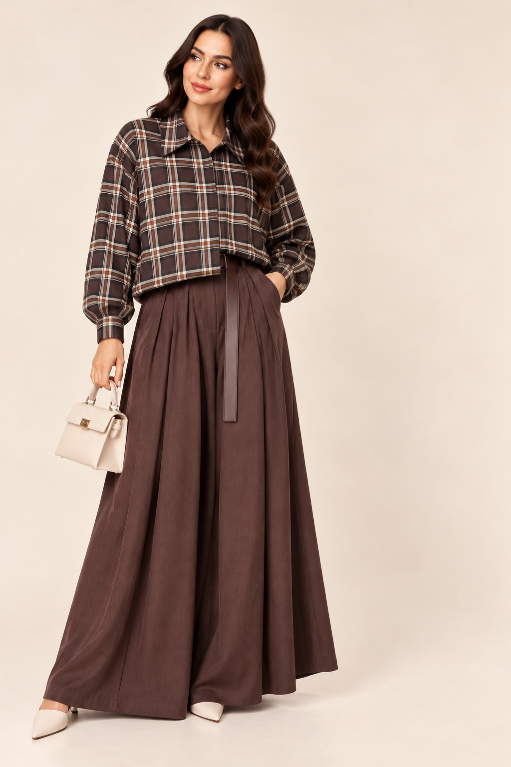 The Classic Check Cropped Jacket