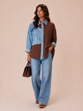 Contrast Denim Shirt