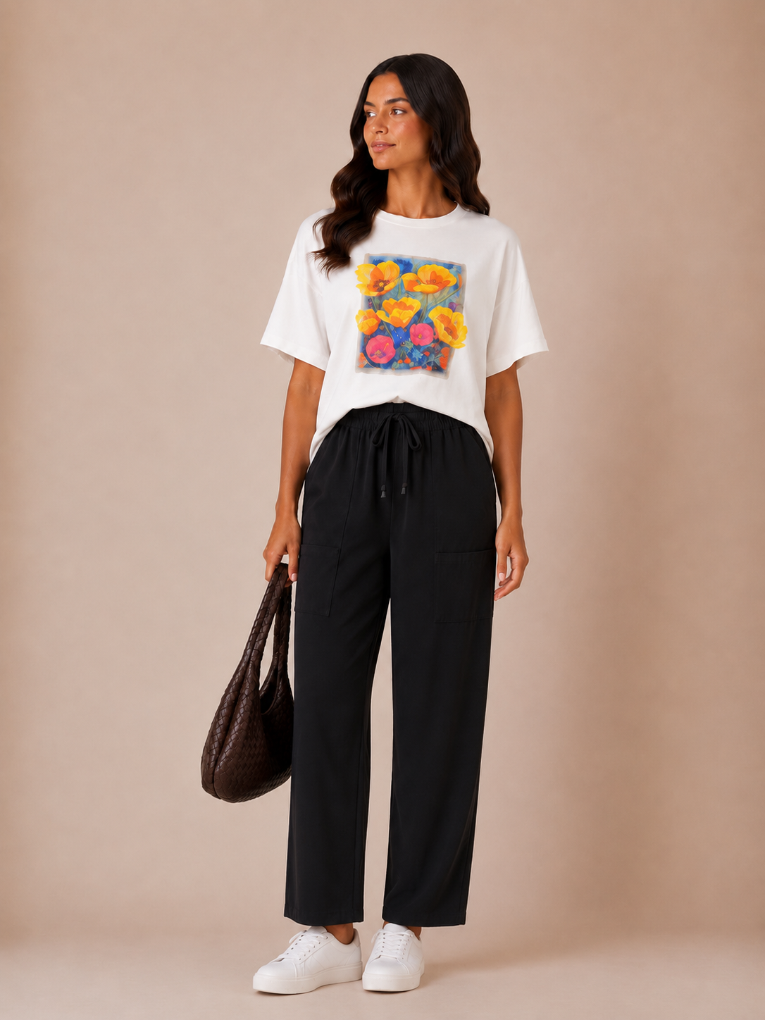 Relaxed Drawstring Pants