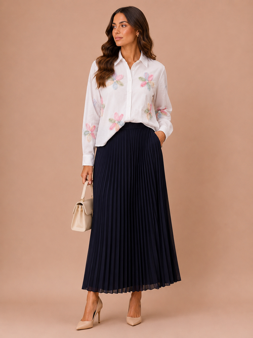 Aurelia Plissé Skirt
