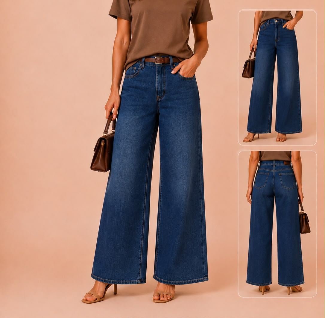 Harbor Wide-Leg Jeans