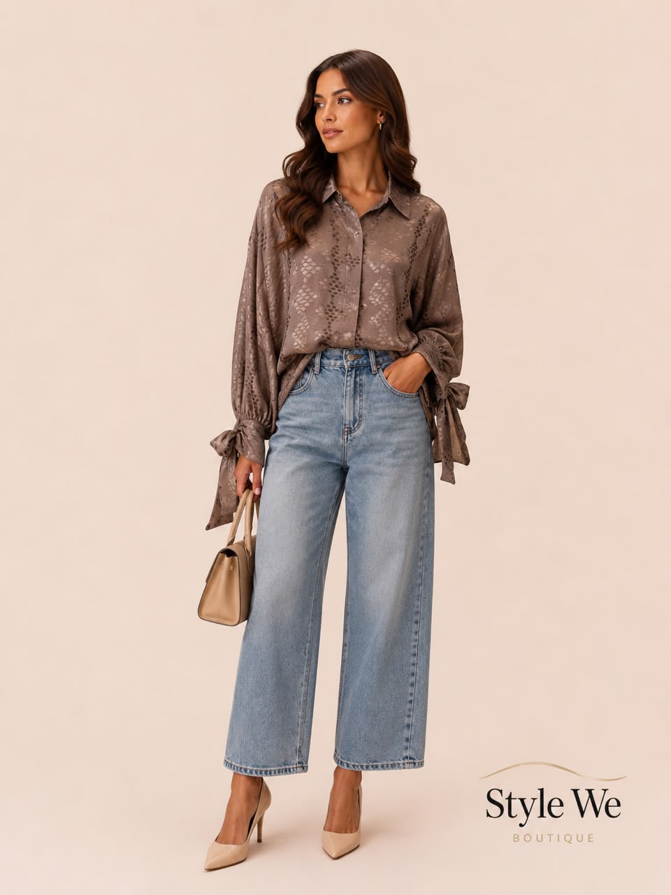 Serpentine Satin Shirt
